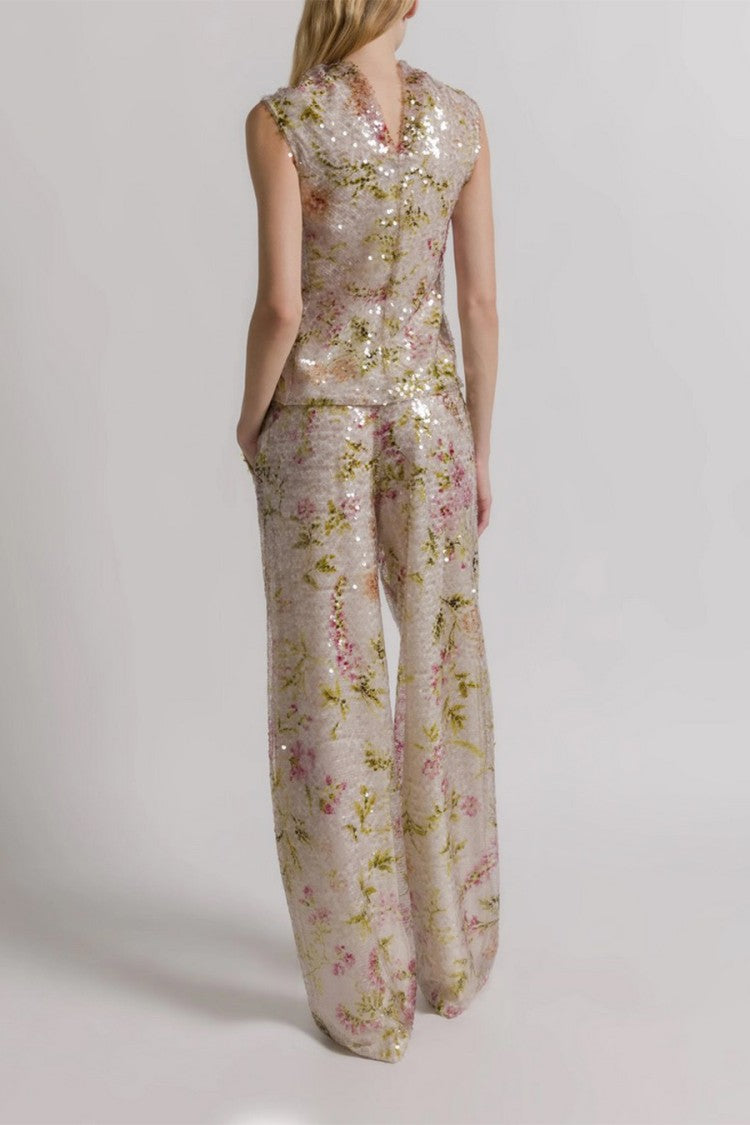 Alberta Ferretti Multicolor Silk Blouse