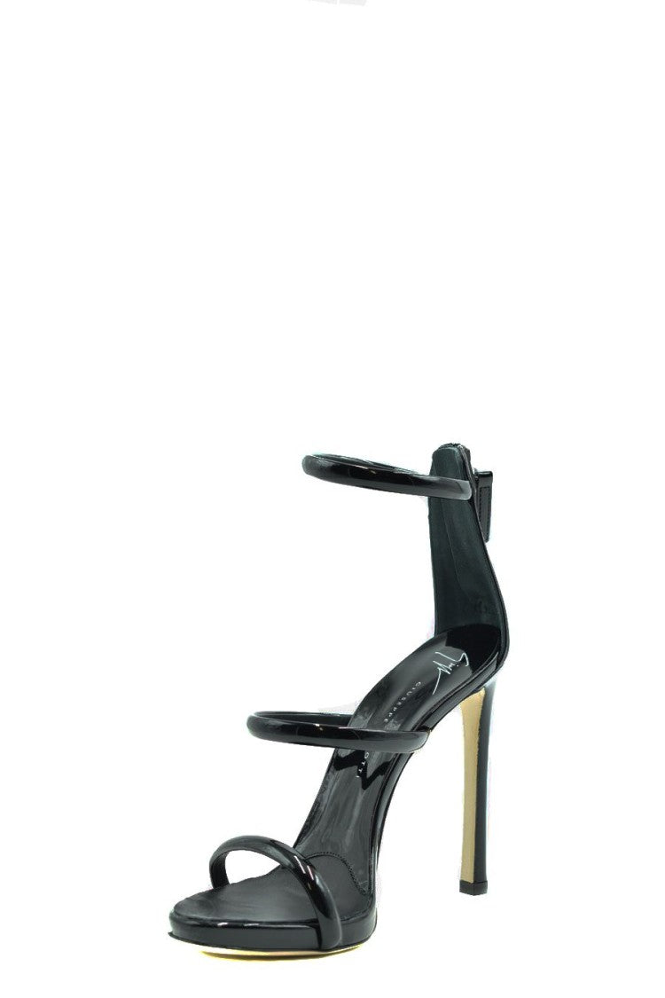 Giuseppe Zanotti High-Heeled Multicolor Leather Pumps Strappy Design