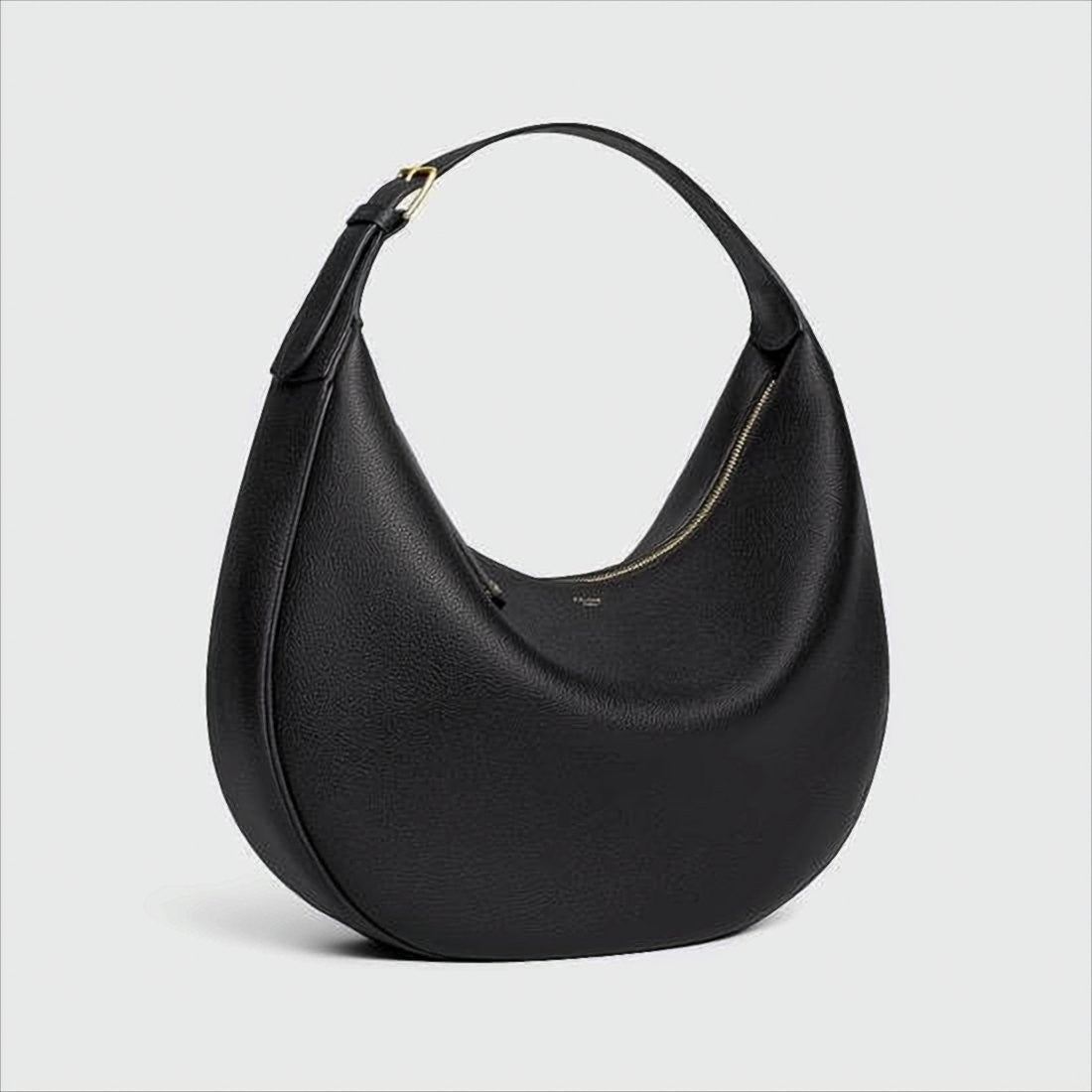 Celine Crescent-Shaped Shoulder Bag With Adjustable Strap