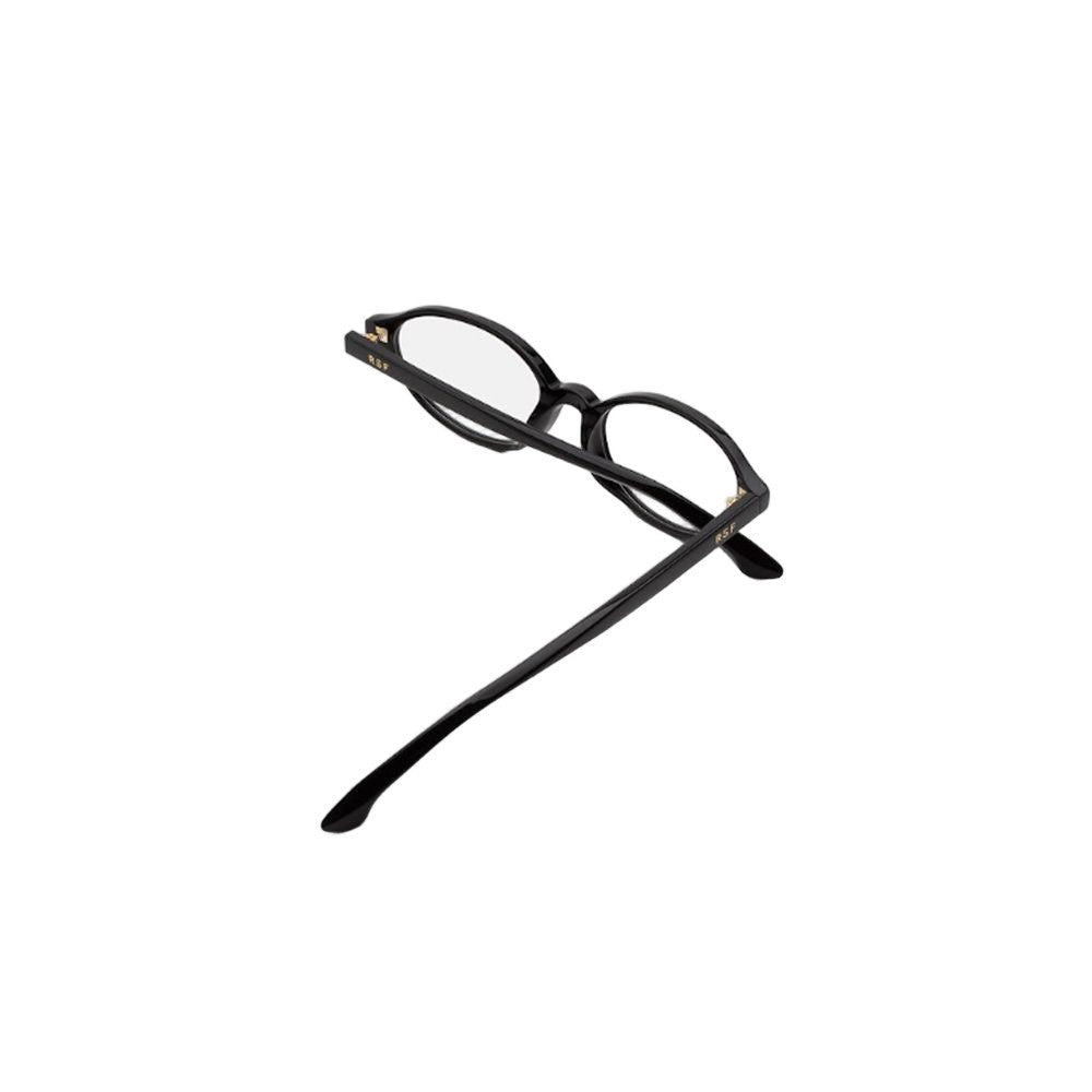 Retrosuperfuture Numero 04 Black Ultra-Thin Oval Eyeglasses