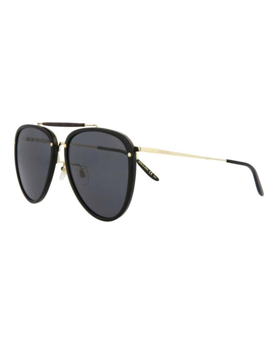 Gucci Aviator Style-Frame Acetate Sunglasses