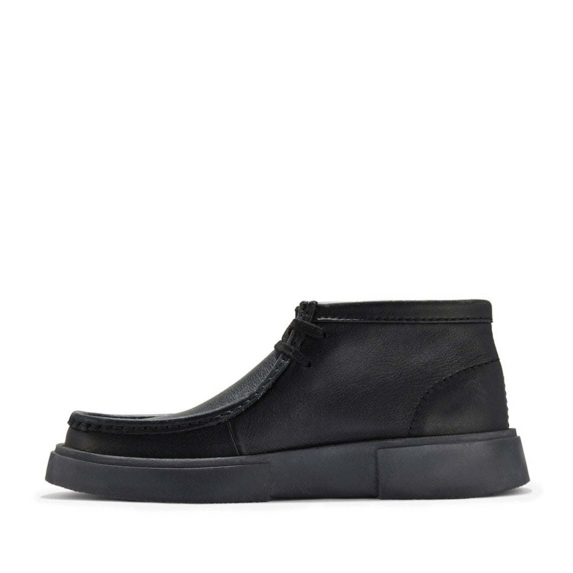 Clarks Torview Hi G Black Moccasin Leather Ankle Boots