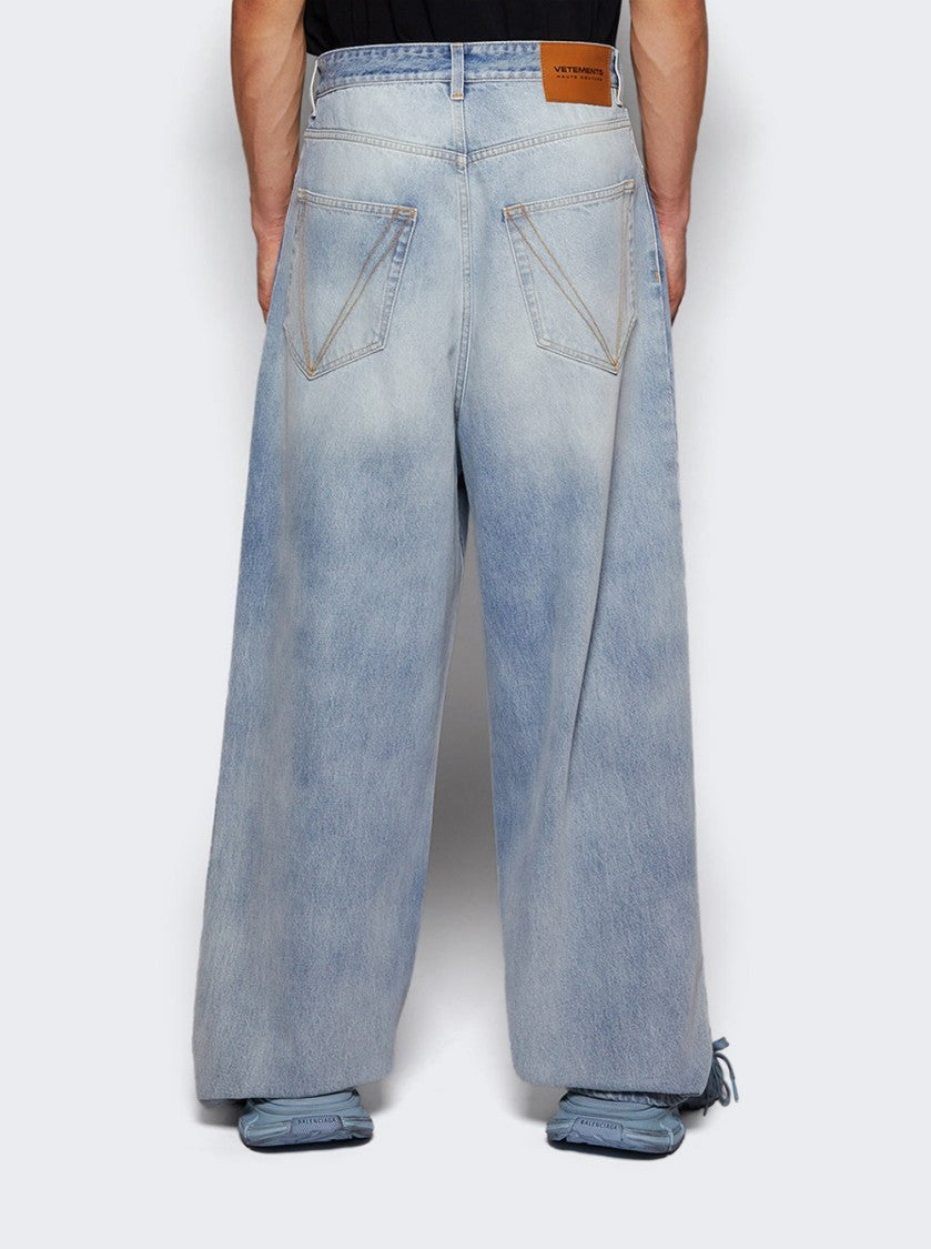 Vetements Baggy Jeans Light Blue