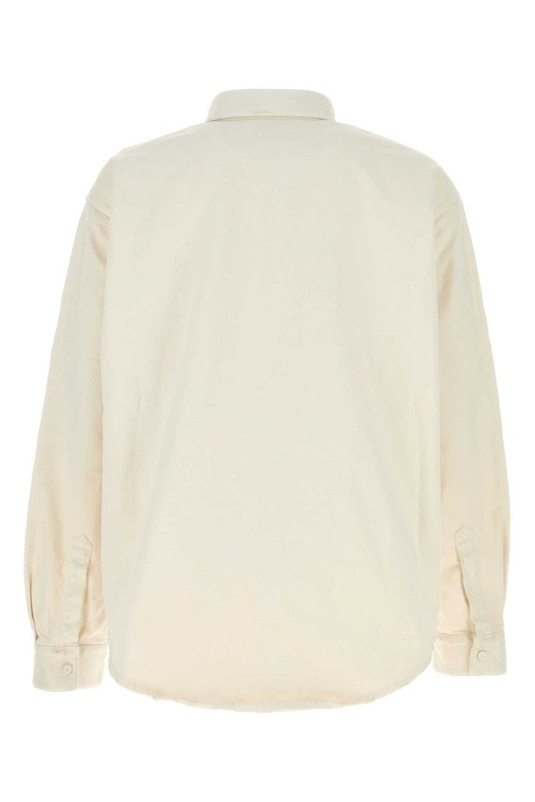 Balenciaga Ivory Denim Oversize Shirt