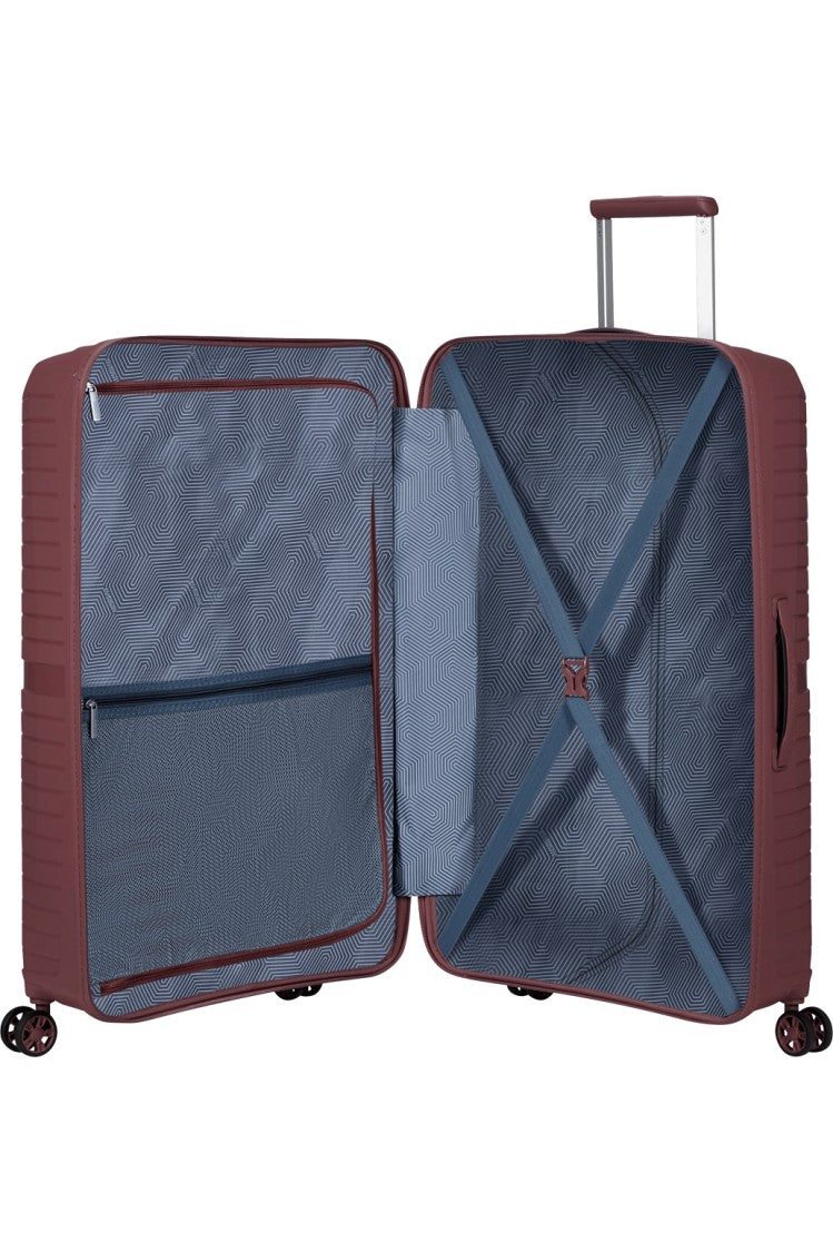 American Tourister 77Cm Textured Hard-Shell Trolley Tsa Lock