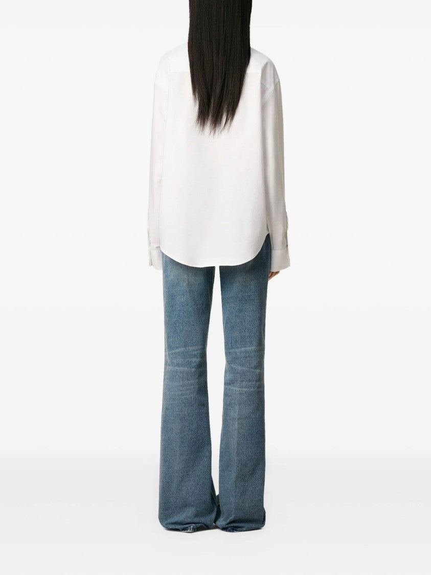 Ami Classic White Shirt With Logo