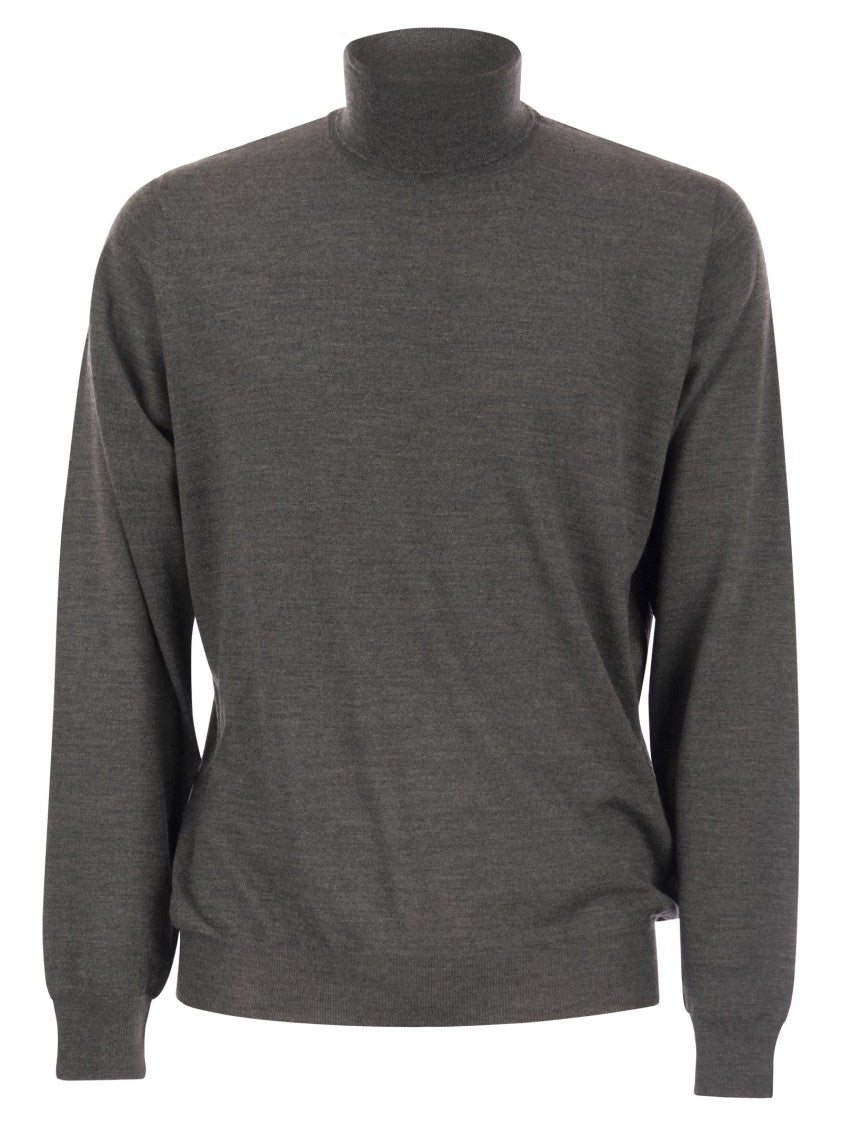 Fedeli Turtleneck Sweater In Virgin Wool