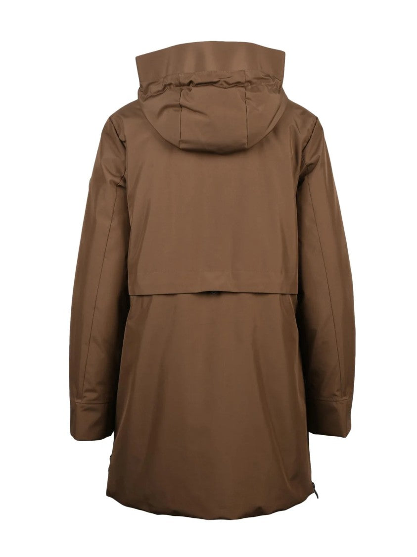 Hox Brown Down-Filled Polyester Parka