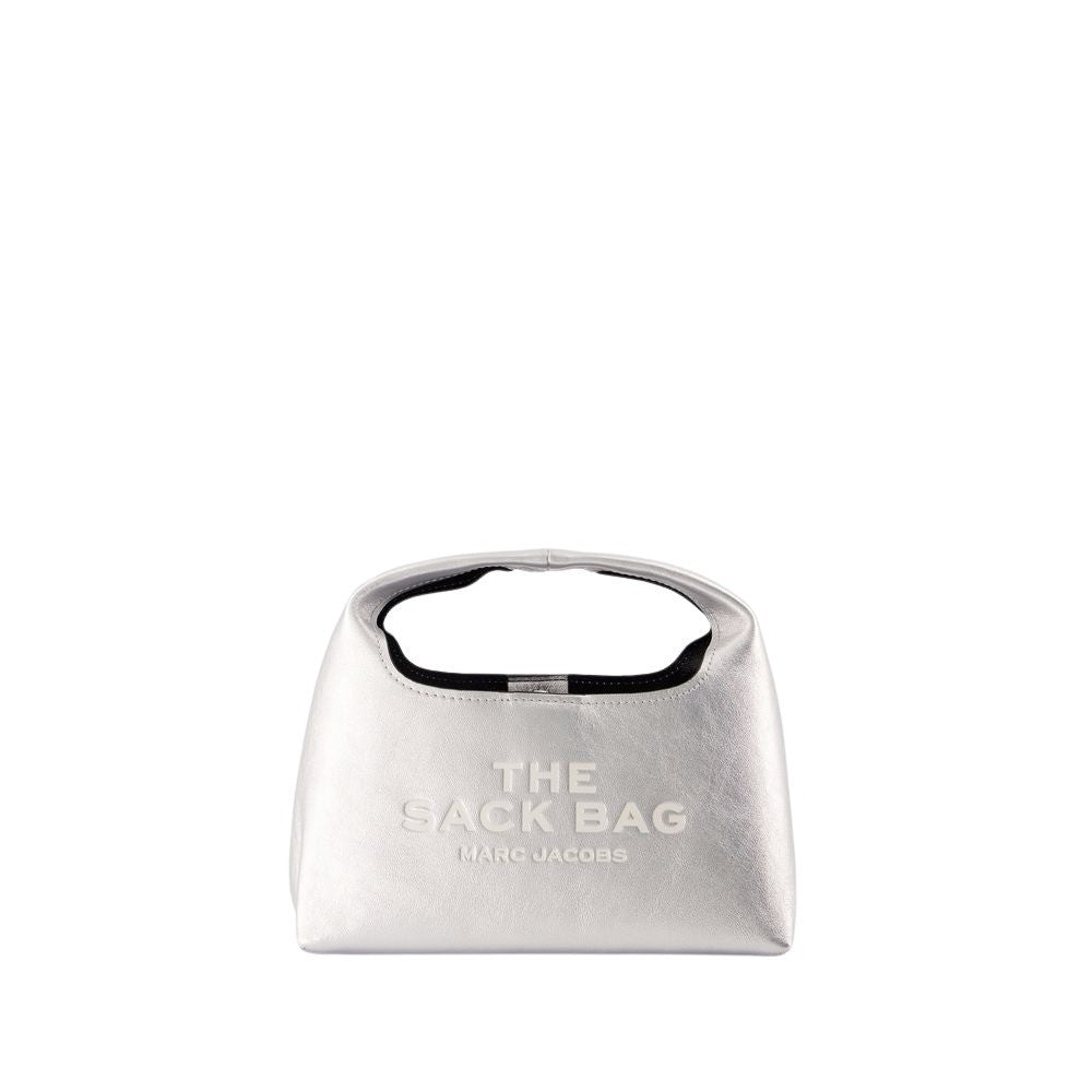 Marc Jacobs The Mini Sack Purse - Leather - Silver