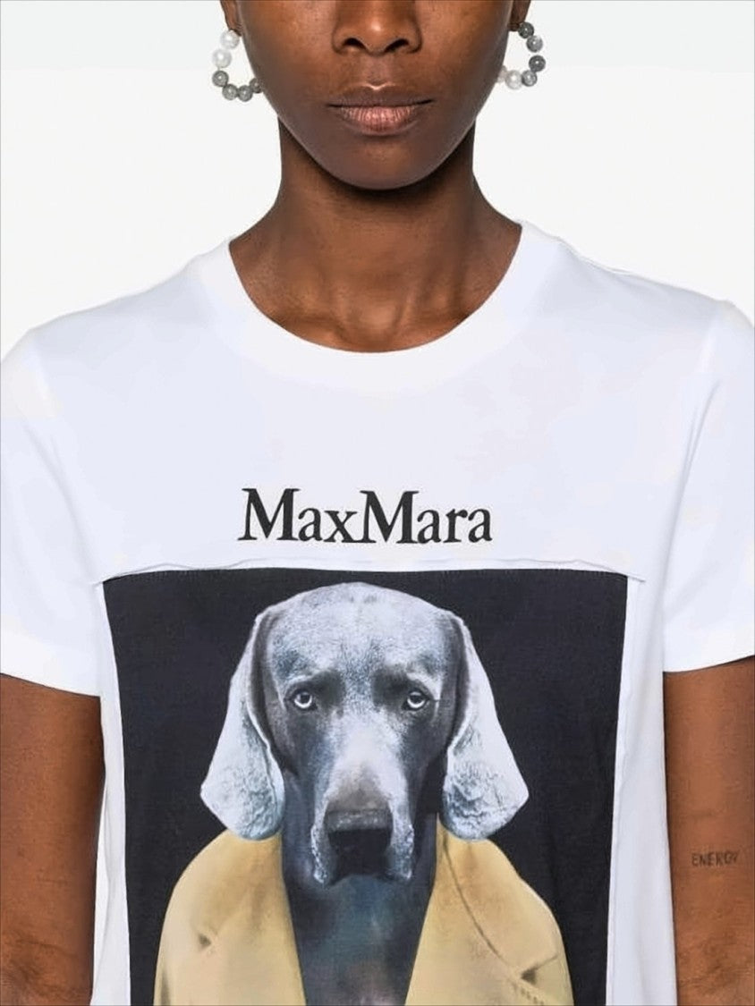 Max Mara Short-Sleeved Graphic T-Shirt