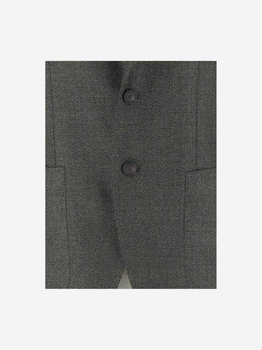 Tagliatore Single Breasted Wool Jacket
