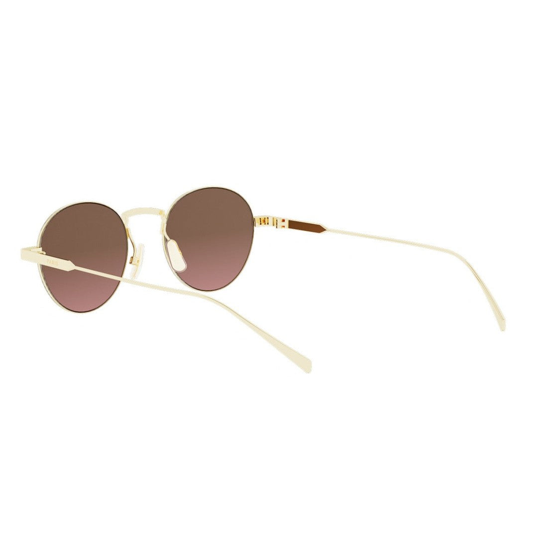 Celine Gold Metal Round Sunglasses