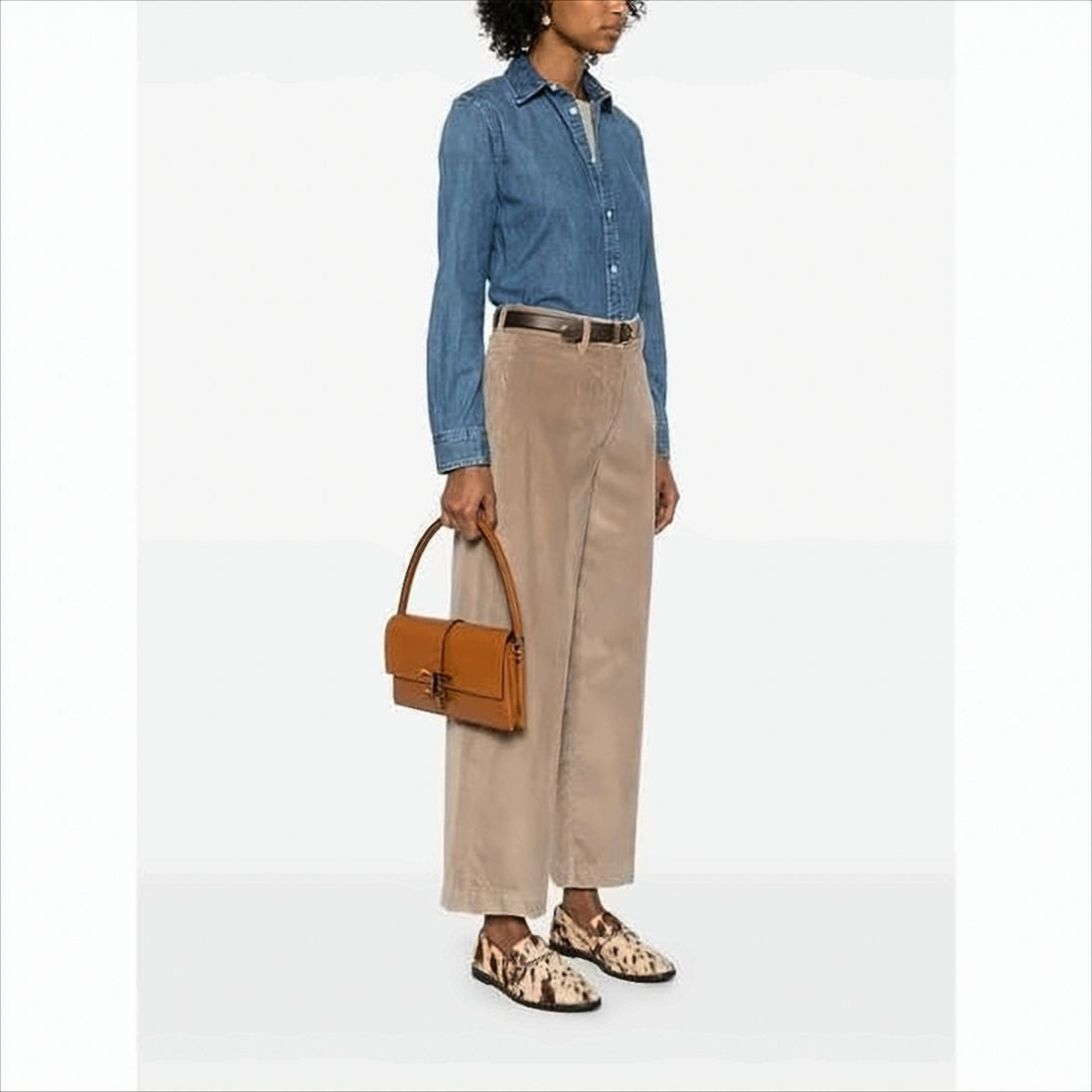 Tod's Structured Calf Leather Tote Bag With T-Shaped Clasp