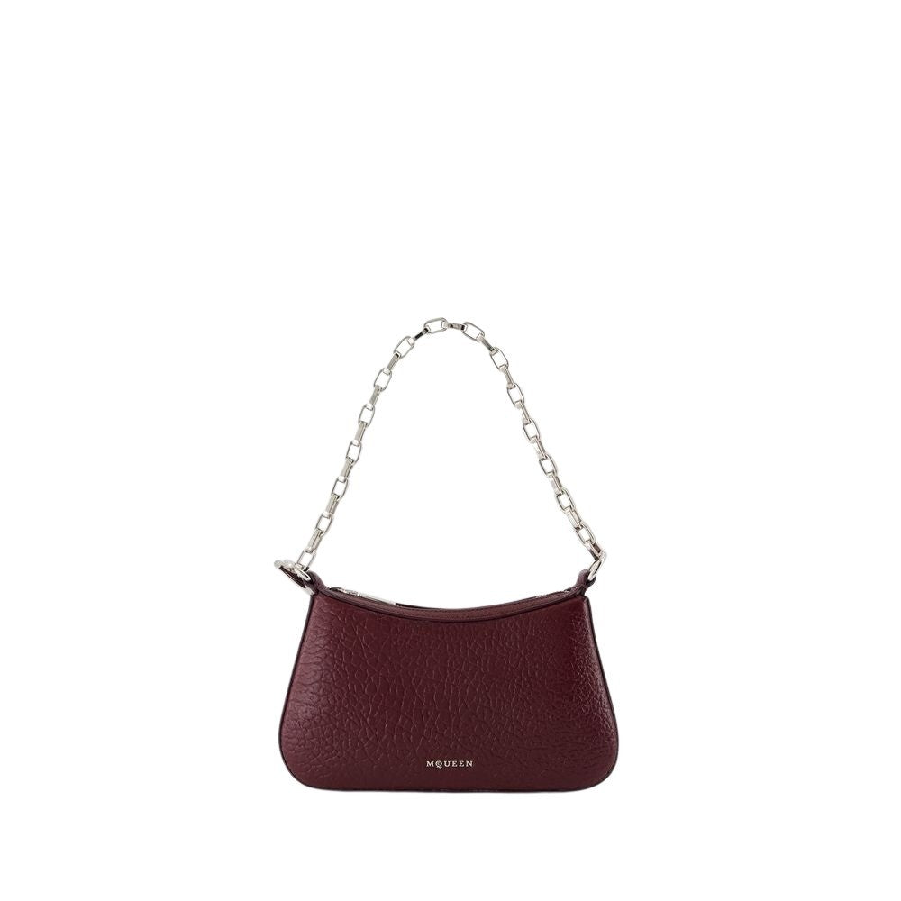 Alexander Mcqueen Mini Cross Bar Purse - Leather - Red