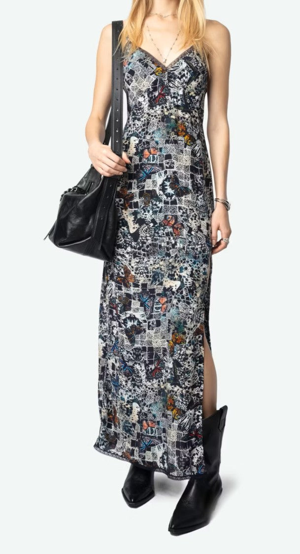 Zadig & Voltaire Intricate Patchwork Maxi Dress