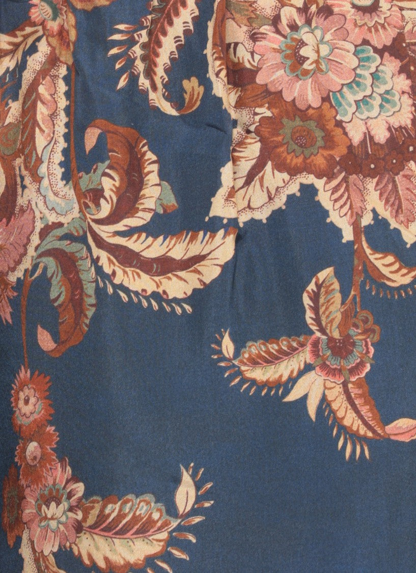 Zimmermann Blue Aster Floral Pattern Sweatpants