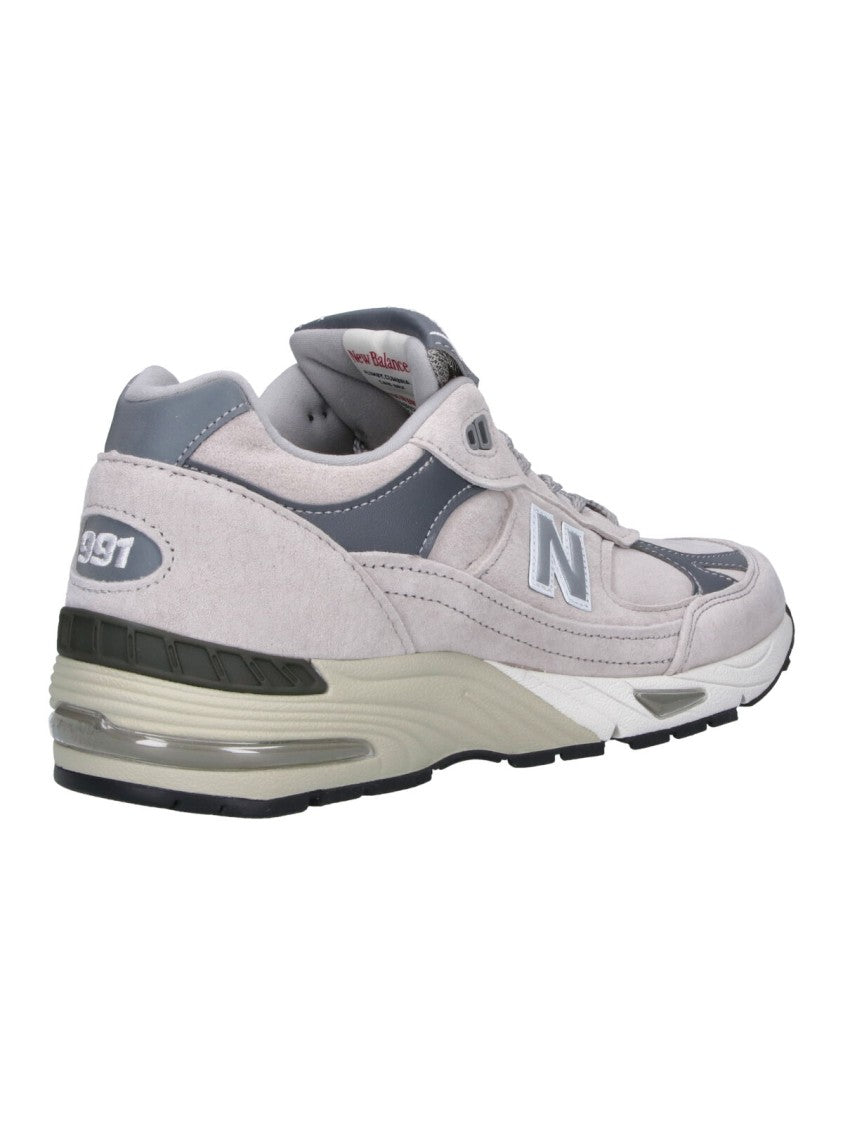 New Balance Grey 991 V1 Made In Uk Fabric Sneakers