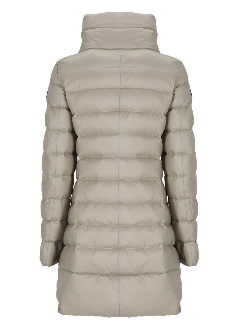 Peuterey Beige Sobchak Quilted Long Down Jacket
