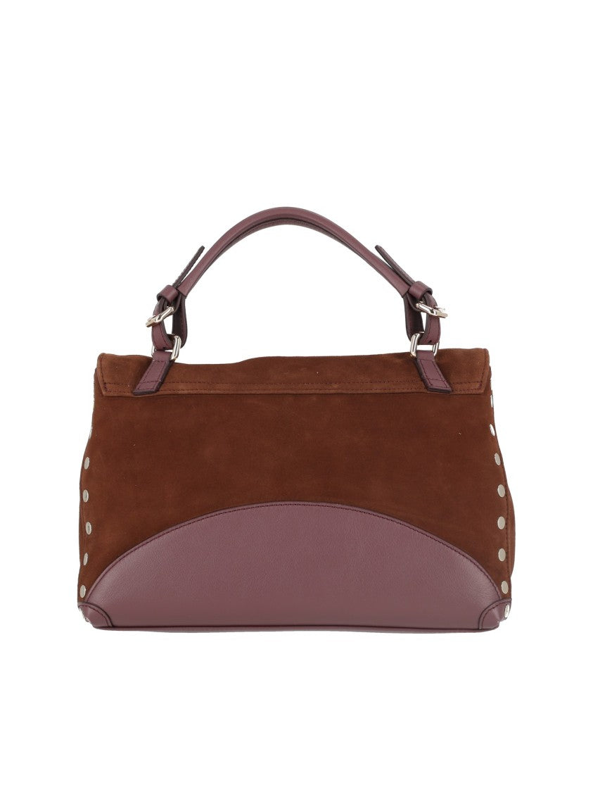 Zanellato Srl Brown Postina Zashmere Lambskin Handbag
