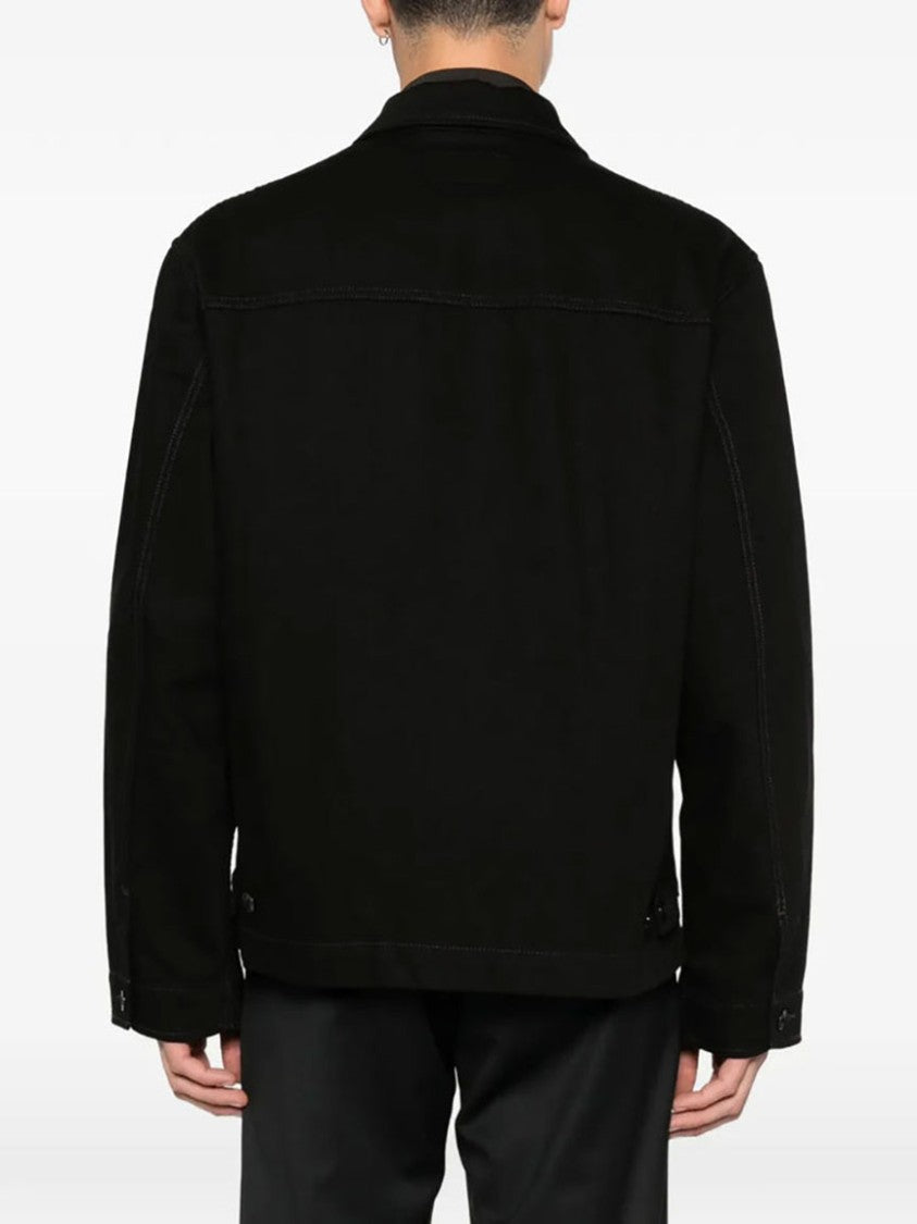 Lemaire Contemporary Boxy Jacket With Classic Collar