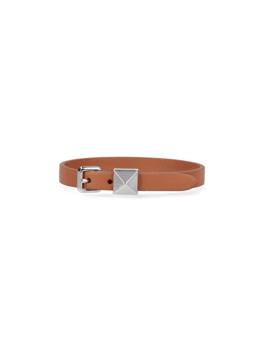 Valentino Garavani Brown "Rockstud" Bracelet