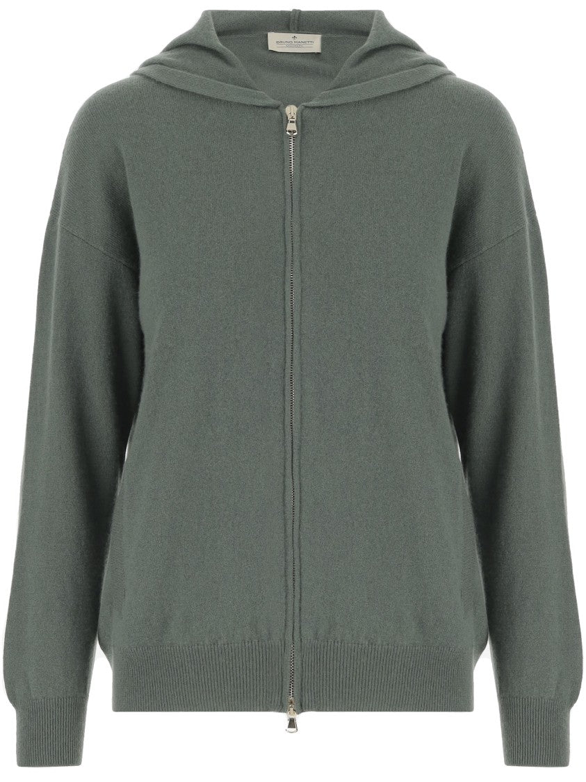 Bruno Manetti Hooded Cashmere Sweatshirt
