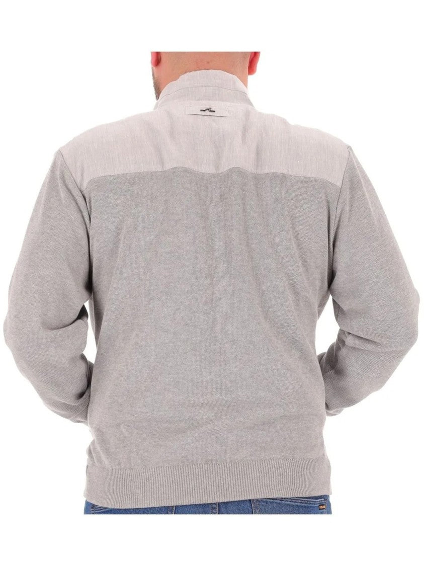 Paul & Shark Ibrido Zip Cotone Two Tone Jacket