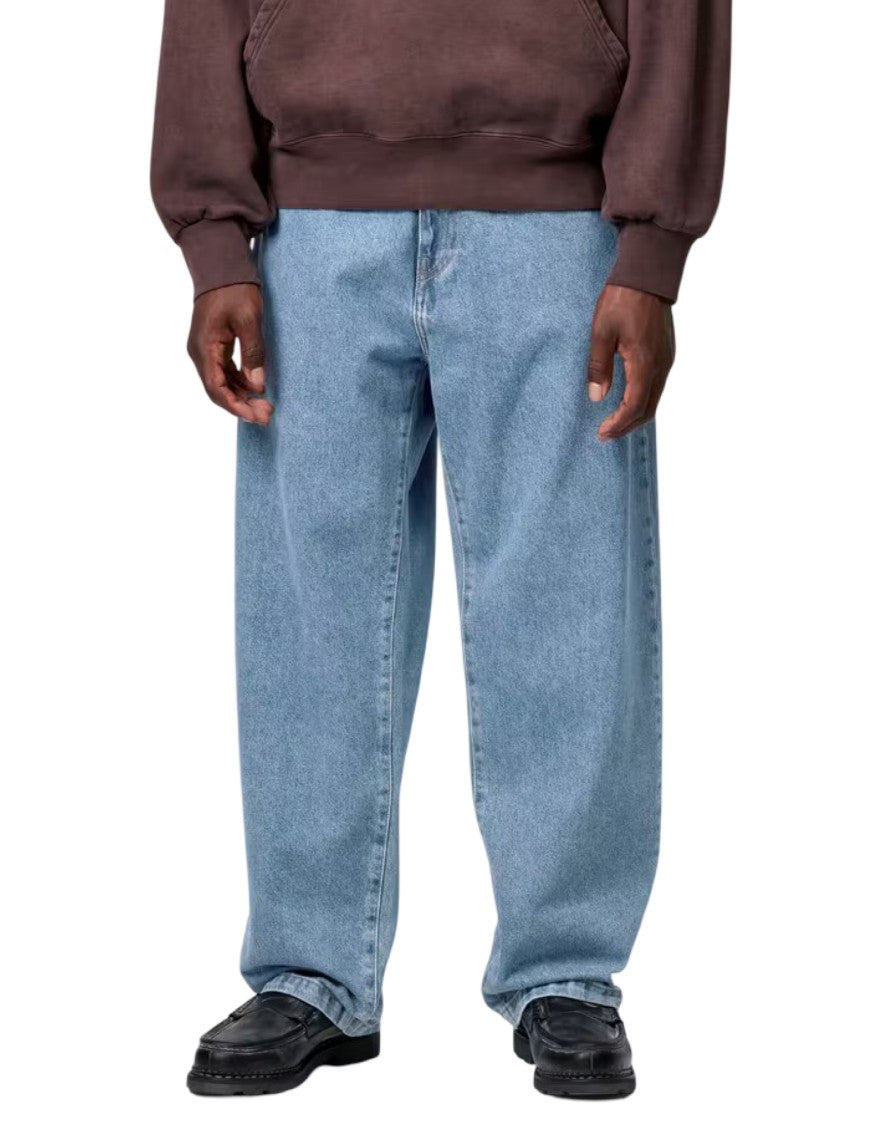 Carhartt Wip Relaxed-Fit Light Blue Denim Pants