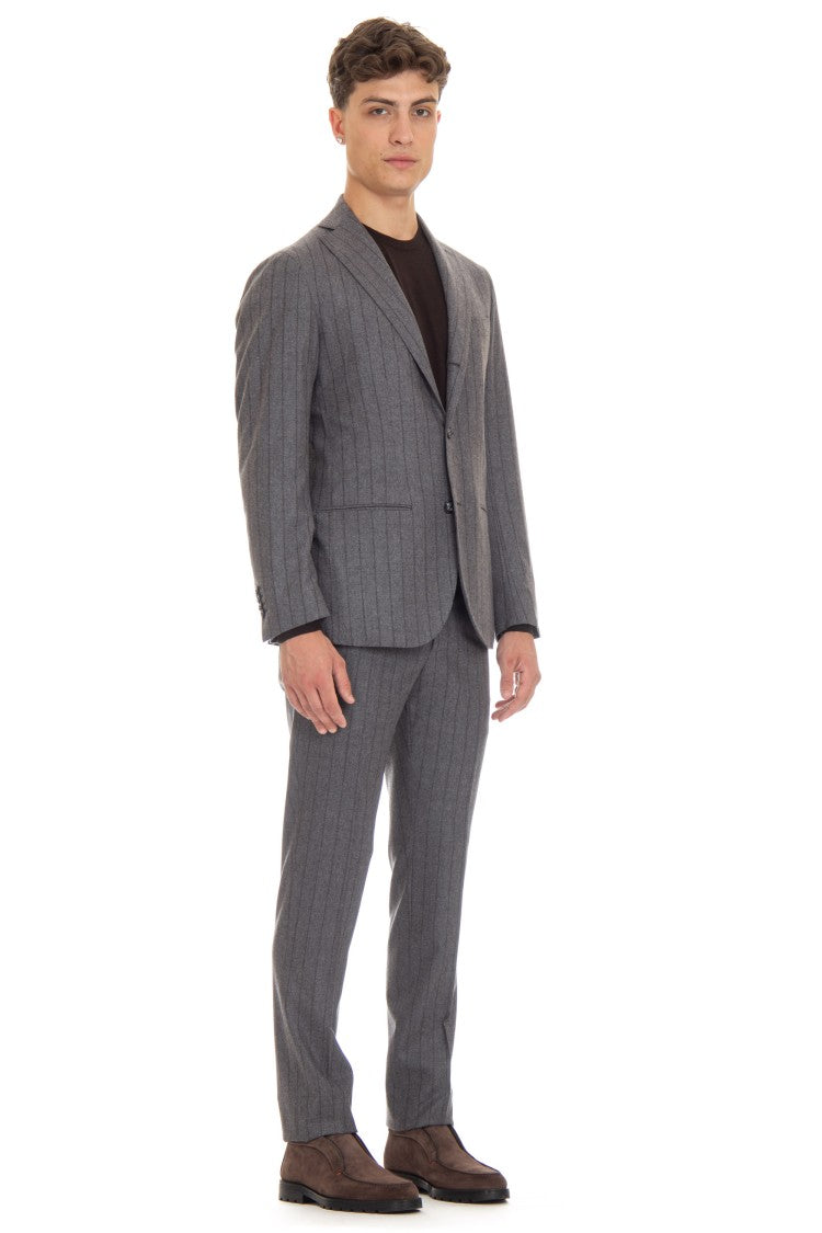 Barba Comfort Wool Pinstripe Suit