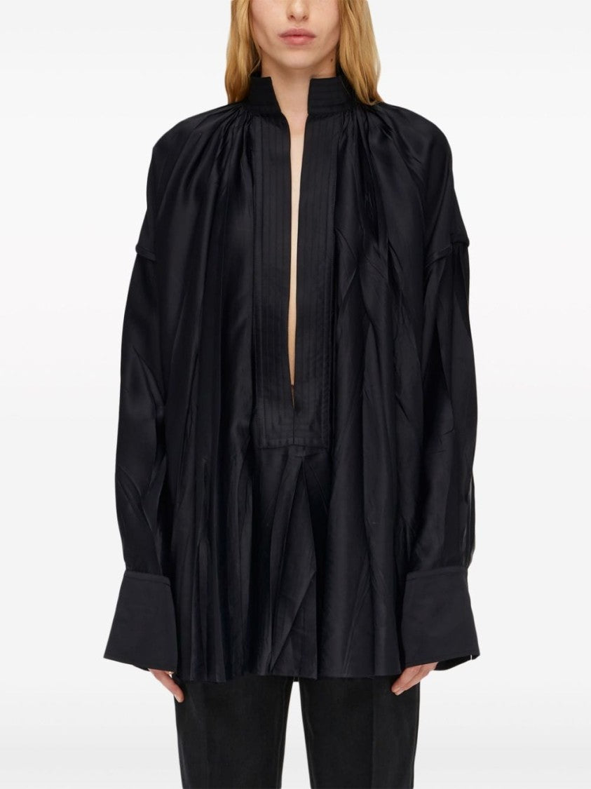 Ferragamo Crinkled Finish Top