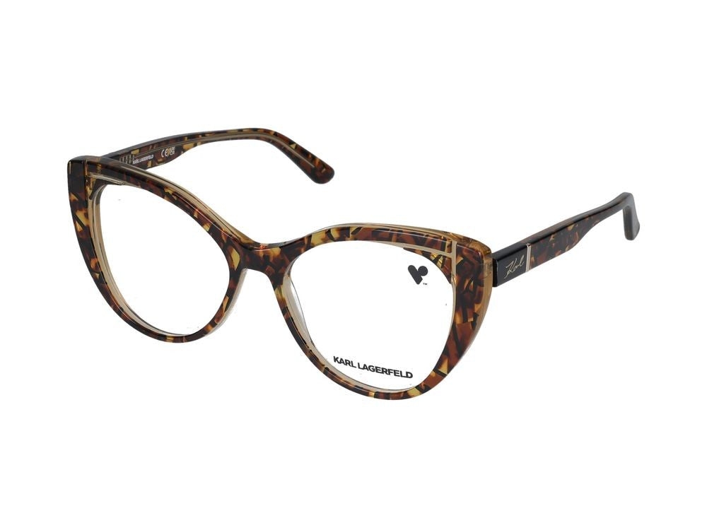 Karl Lagerfeld Eyeglasses Kl6078 705 Texture/Yellow 52/16/140