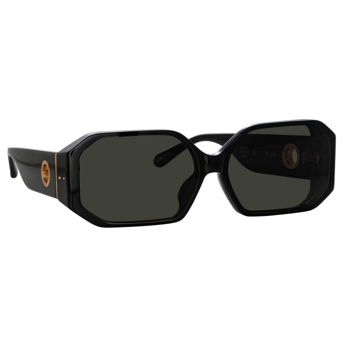 Linda Farrow Bailey Angular Sunglasses In B