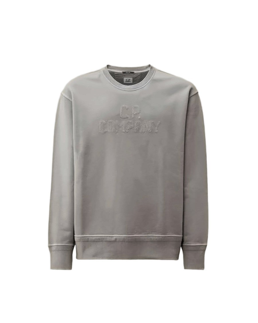 C.P. Company Long-Sleeve Crewneck Sweatshirt With Embossed Logo