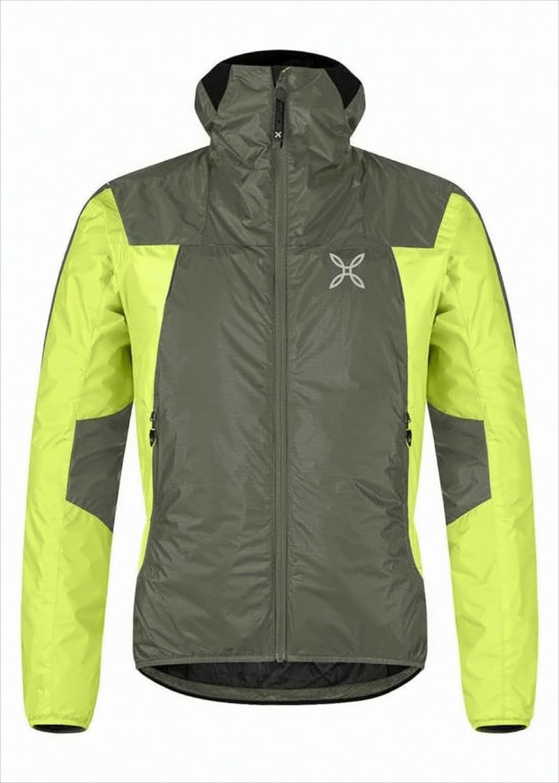 Montura Two-Tone Olive Green And Bright Yellow Insulated Jacket