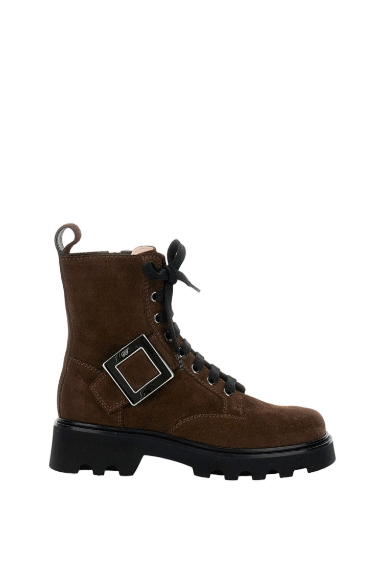 Roger Vivier Classic Brown Boots With Smooth Finish