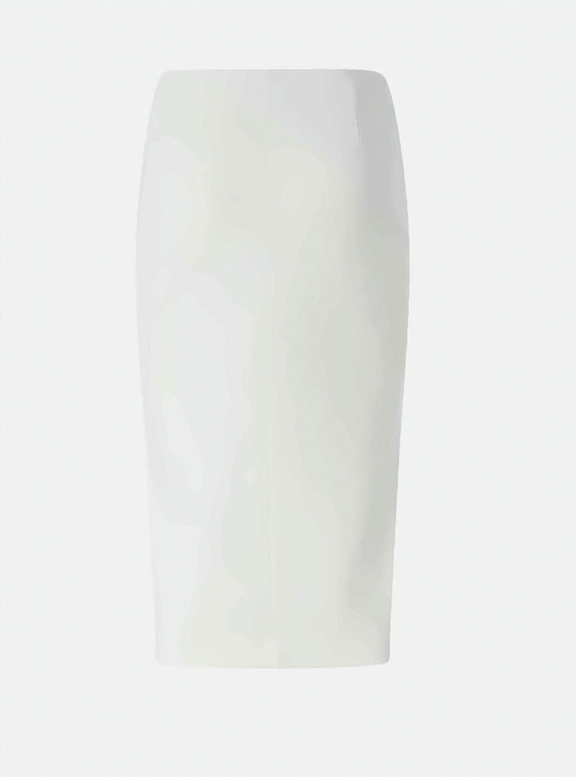 Pinko Technical Stretch Viscose Midi Skirt With Star-Embellished Detailing