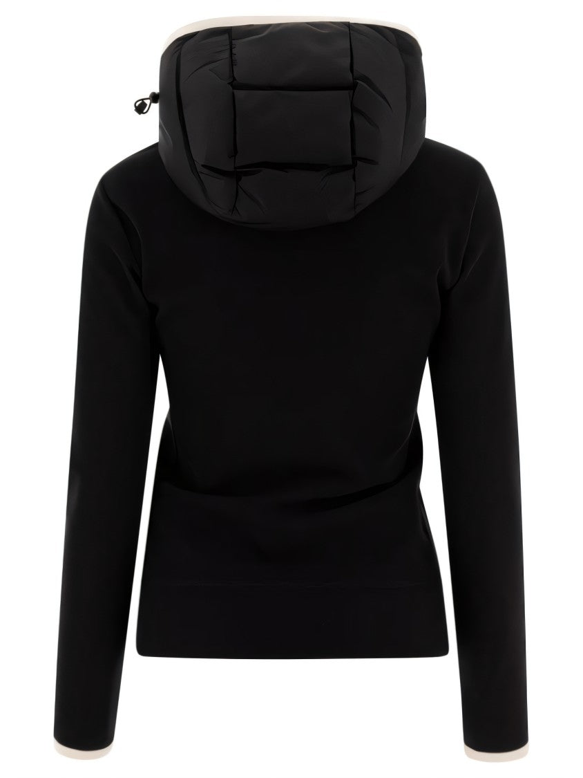 Moncler Fitted Padded Jacket With High Collar And Quilted Design