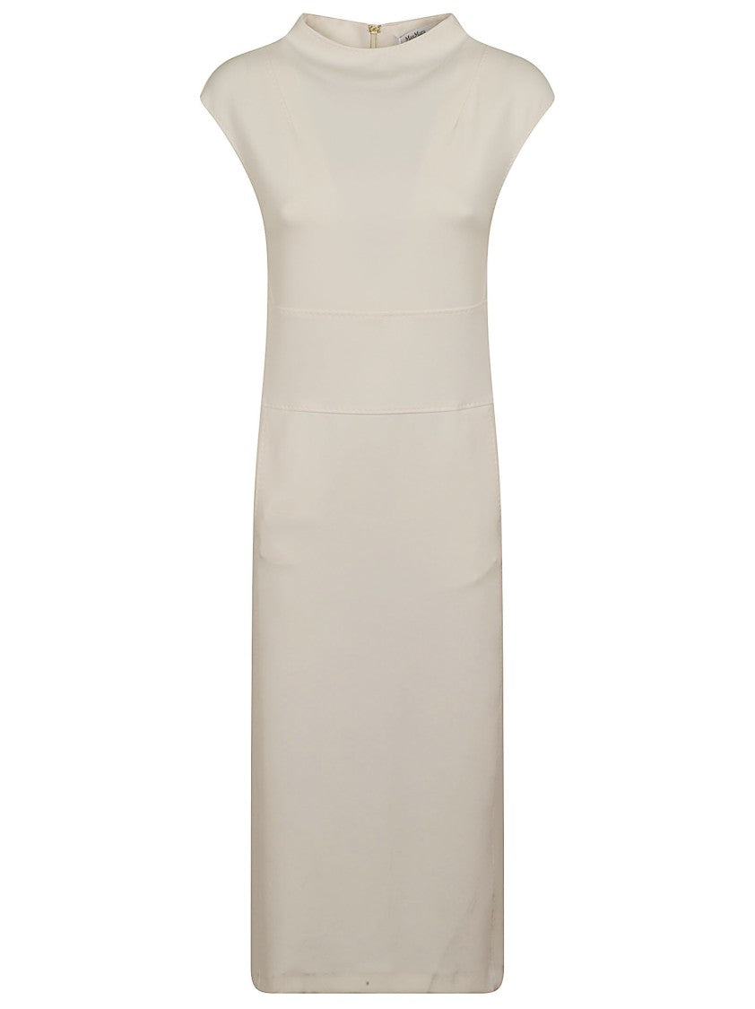 Max Mara Structured Fitted Midi Dress In Soft Scuba Jersey