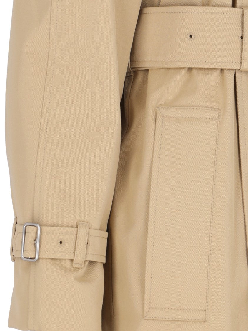 Burberry Long Double-Breasted Trench Coat – Beige