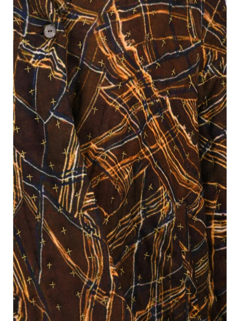 Raga Brown Wool Quilted Jacket