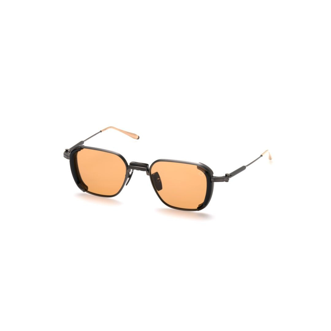 Akoni Aks-513 Square-Frame Sunglasses With Amber Tinted Lenses