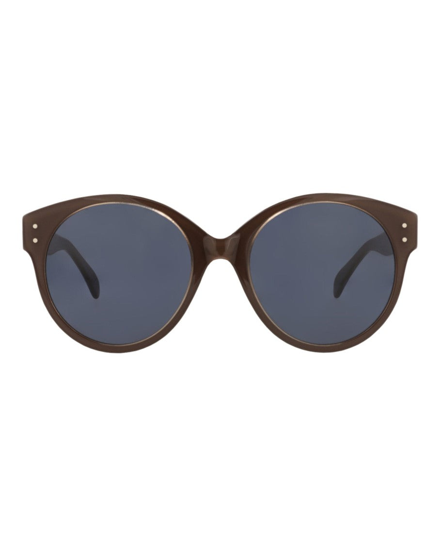 Alaïa Round-Frame Acetate Sunglasses