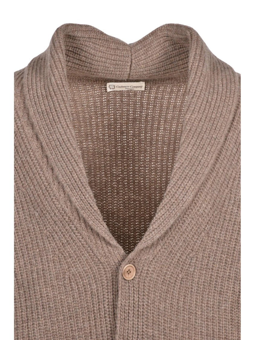 Cashmere Company P. Shawl Collar Cardigan With Button Closure In Wool Blend