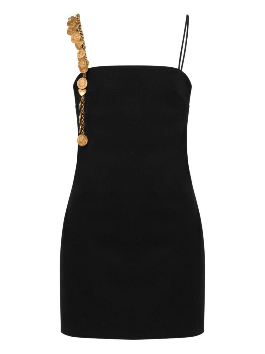 Moschino Mini Dress With Gold-Tone Chain Detail