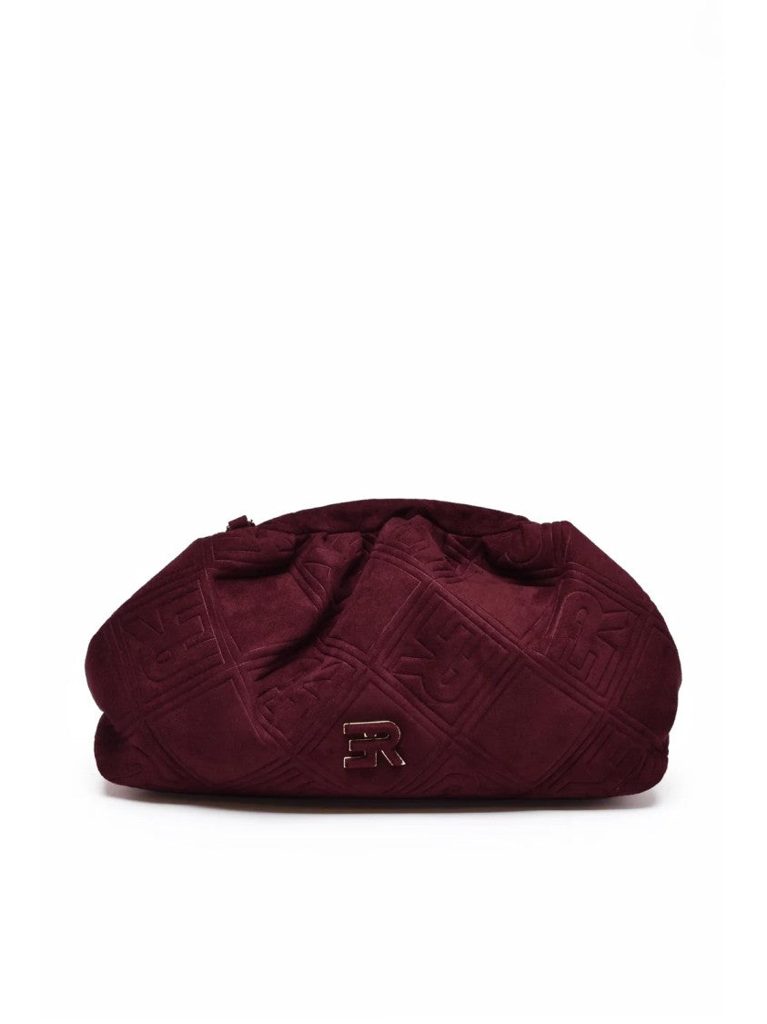Ermanno Firenze Valentina Handbag With Textured Surface And Gold-Tone Details