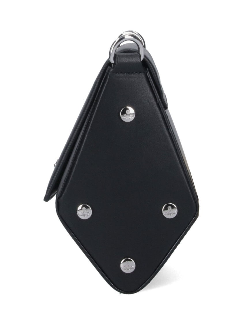 Vivienne Westwood Logo Crossbody Bag - Black