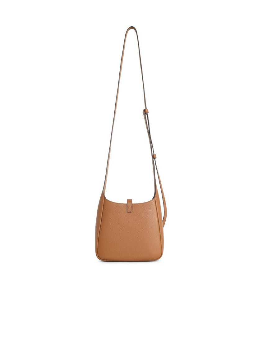 Tory Burch Medium 'Miller Swing' 'Aged Tan' Leather Crossbody Bag