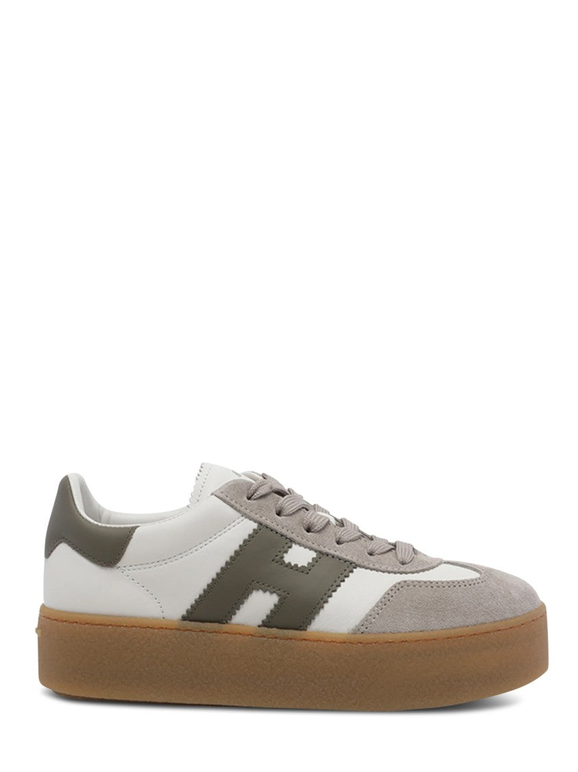 Hogan Low-Top Sneakers With Suede And Smooth Texture Accents