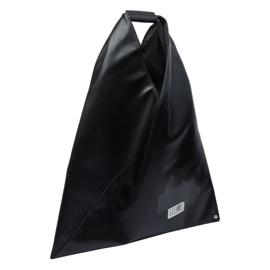 Mm6 By Maison Margiela Structured Black Bag With Smooth Texture And Clean Lines