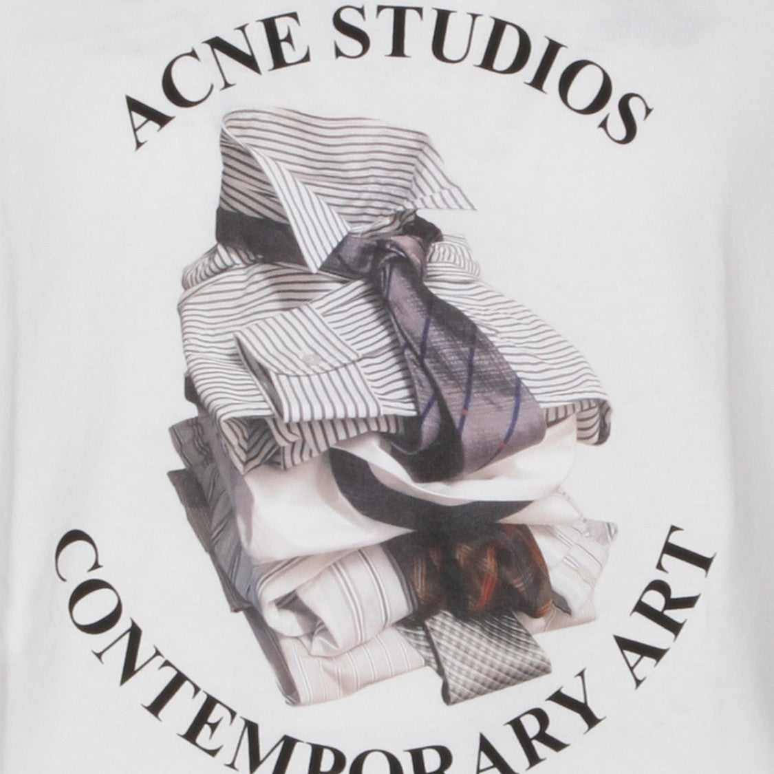 Acne Studios Neutrals Collection Of Timeless T-Shirts
